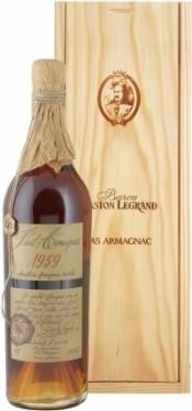 Арманьяк «Baron G. Legrand 1959 Bas Armagnac» в деревянной подарочной упаковке