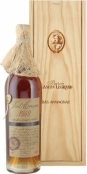 Арманьяк «Baron G. Legrand 1949 Bas Armagnac» в деревянной подарочной упаковке