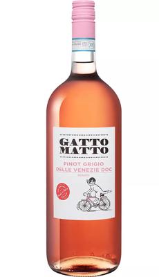 Вино розовое сухое «Gatto Matto Pinot Grigio Delle Venezie Villa Degli Olmi, 1.5 л» 2019 г.