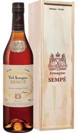 Арманьяк «Sempe Vieil Vintage» 2004 г., в деревянной подарочной упаковке