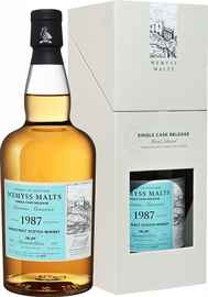 Виски шотландский «Maritime Memories Islay Bunnahabhain 1987 Wemyss Malts» в подарочной упаковке