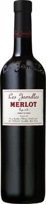 Вино красное сухое «Les Jamelles Merlot, 0.75 л» 2019 г.