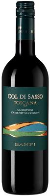 Вино красное полусухое «Castello Banfi Col di Sasso, 0.75 л» 2019 г.
