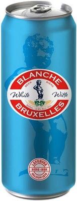 Пиво «Blanche de Bruxelles» в жестяной банке
