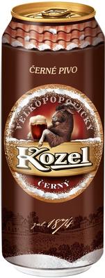 Пиво «Velkopopovicky Kozel Cerny, 0.5 л» в жестяной банке