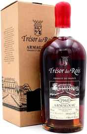 Арманьяк «Tresor des Rois Armagnac 1960» в подарочной упаковке