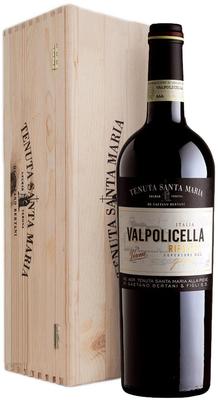 Вино красное сухое «Tenuta Santa Maria Valpolicella Ripasso Classico Superiore» 2015 г., в деревянной коробке