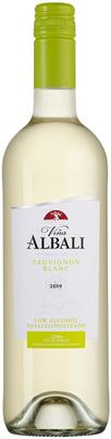Вино безалкогольное белое полусухое «Vina Albali Sauvignon Blanc Low Alcohol» 2019 г.