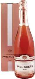 Шампанское розовое брют «Paul Goerg Brut Rose Premier Cru» в подарочной упаковке