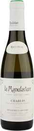 Вино белое сухое «La Manufacture Chablis, 0.375 л»