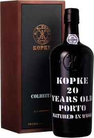 Вино ликерное выдержанное «Kopke 20 Years Old Porto» в подарочной упаковке