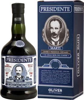 Ром «Presidente 19 Anos» в подарочной упаковке