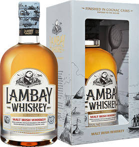 Виски ирландский «Lambay Malt Irish Whiskey 3 YO» в подарочной упаковке