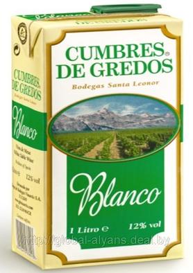 Вино столовое белое сухое «Cumbres De Gredos»