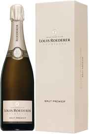 Шампанское белое брют «Louis Roederer Brut Premier, 0.75 л» в подарочной упаковке "Deluxe"