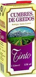 Вино столовое красное сухое «Cumbres de Gredos»