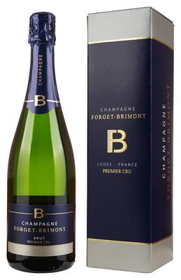 Шампанское белое брют «Forget-Brimont Brut Premier Cru, 0.75 л» в подарочной упаковке