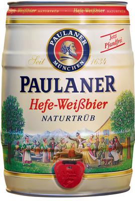 Пиво «Paulaner Hefe-Weissbier» кегля