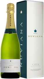 Вино игристое белое полусладкое «Cava Nuviana Dulce» в подарочной упаковке