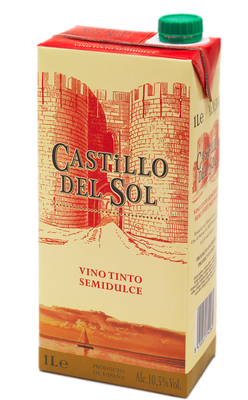 Вино красное полусладкое «Castillo del Sol (Tetra Pak)»
