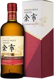 Виски японский «Nikka Yoichi Single Malt Apple Brandy Wood Finish» в подарочной упаковке