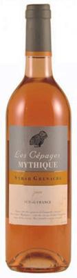 Вино розовое сухое «Les Cepages Mythique Syrah Grenache Rose»