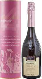 Вино игристое розовое брют «Mastro Binelli Premium Rosato Brut» в тубе