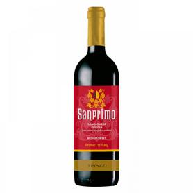 Вино красное полусладкое «Sanprimo Sangiovese Medium Sweet»
