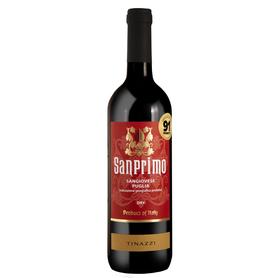 Вино красное сухое «Sanprimo Sangiovese Dry» 2019 г.