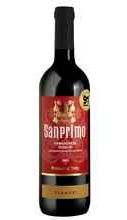 Вино красное сухое «Sanprimo Sangiovese Dry» 2019 г.