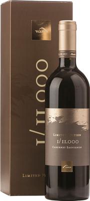 Вино красное сухое «Tabor Limited Edition 1/11.000 Cabernet Sauvignon» 2014 г., в подарочной упаковке