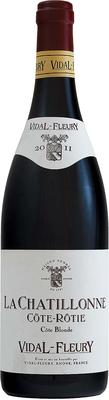 Вино красное сухое «Vidal- Fleury Cote-Rotie Cote Blonde La Chatillonne» 2011 г.