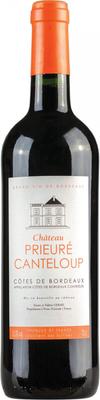 Вино красное сухое «Chateau Prieure Canteloup Cotes de Bordeaux»