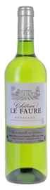 Вино белое сухое «Chateau le Faure Bordeaux»