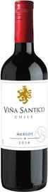 Вино красное сухое «Vina Santico Merlot»