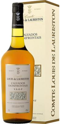 Кальвадос «Comte Louis de Lauriston VSOP» в подарочной упаковке