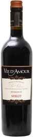 Вино красное сухое «Vie d'Amour Merlot Reserva»