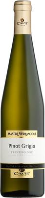 Вино белое сухое «Mastri Vernacoli Pinot Grigio» 2020 г.