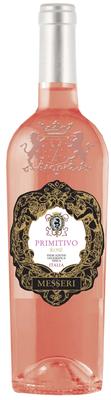 Вино розовое сухое «Messeri Primitivo Rosato»