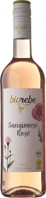 Вино розовое полусухое «BIOrebe Sangiovese Rose»
