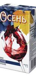 Вино столовое красное сухое «Осень Тетра-Пак»