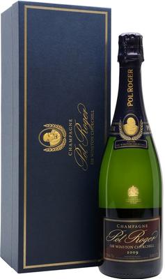 Шампанское белое брют «Pol Roger Cuvee Sir Winston Churchill, 1.5 л» 2009 г., в подарочной упаковке