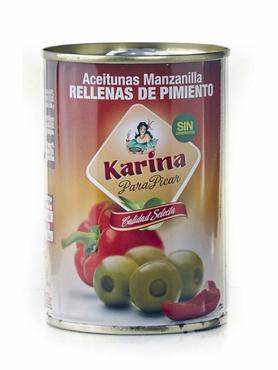 Оливки «Aceitunas Manzanilla Rellenas de Pimiento зеленые фаршированные перцем»