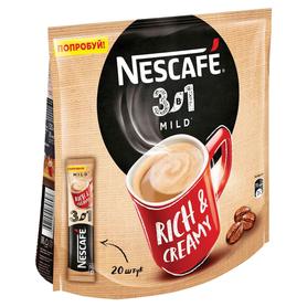 Кофе растворимый «Nescafe 3 в 1 Мягкий кофе растворимый» 20 гр.
