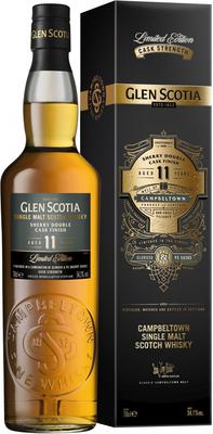Виски шотландский «Glen Scotia Sherry Double Cask Finish 11 Years» в подарочной упаковке