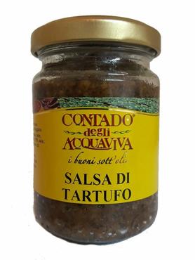 Трюфельный соус с оливковым маслом «Contado Degli Acquaviva Salsa Di Tartufo» 140 гр.