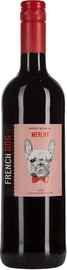 Вино красное полусухое «French Dog Merlot»