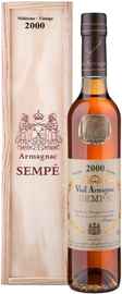 Арманьяк «Vieil Armagnac Sempe» 2000 г., в деревянной подарочной упаковке