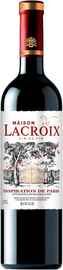 Вино столовое красное полусладкое «Maison de Lacroix Rouge»