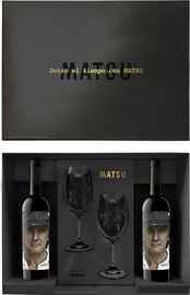 Вино «Matsu El Recio» подарочный набор из 2-х бутылок и 2-х бокалов